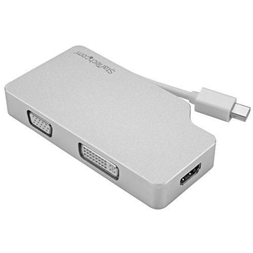 StarTech.com 3 in 1 Mini-DisplayPort-Adapter - Mini DisplayPort zu HDMI - Mini DisplayPort auf VGA - mDP-Kabel - VGA-Konverter - 4K fähiger Monitoradapter - Mini DP auf HDMI (MDPVGDVHD4K) von StarTech.com