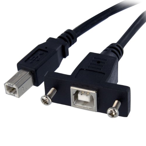 StarTech.com 30 cm USB B auf B Kabel zur Slotbelch Montage – Buchse/Stecker von StarTech.Com