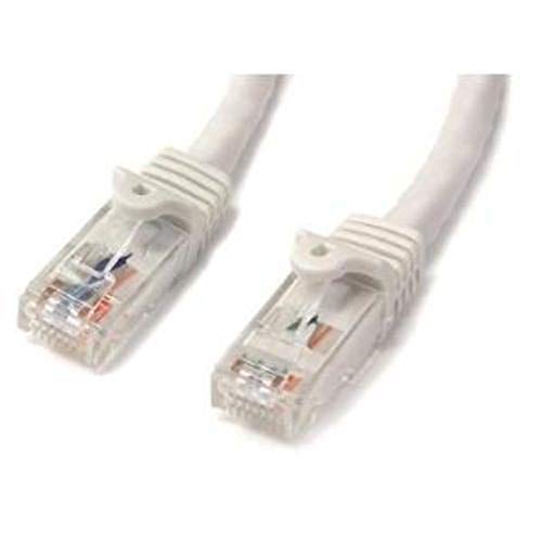 StarTech.com 3m Cat6 UTP RJ45 Gigabit Patchkabel Snagless - Cat 6 Netzwerkkabel mit Schutzmanschette - Cat.6 Patch-Kabel - Weiß von StarTech