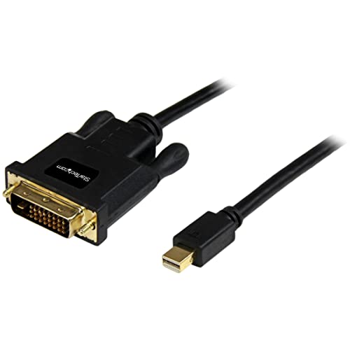 StarTech.com- 3m Mini-DisplayPort auf DVI-Kabel - Computer-Monitor-Kabel - Mini-Display auf DVI-Kabel - mDP auf DVI-Kabel - 1920 x 1200 - Schwarz (MDP2DVIMM10B) von StarTech.com