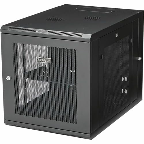 StarTech.com 4-Pfosten 12HE Wand Netzwerkschrank mit 1HE Fachboden, 19" Wand Server Rack für IT / Daten Computer Ausrüstung StarTech.com 4-Pfosten 12HE Wand Netzwerkschrank mit 1HE Fachboden, 19" Wand Server Rack für IT / Daten Computer Ausrüstung von StarTech.com