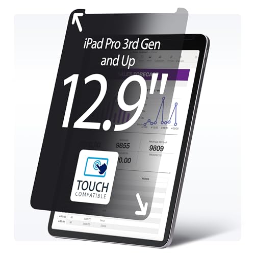 StarTech.com 4-Way Privacy Screen for 12.9-inch iPad Pro, 3rd Gen and Up, Portrait/Landscape, Touch-Enabled, +/- 30 Deg. View von StarTech