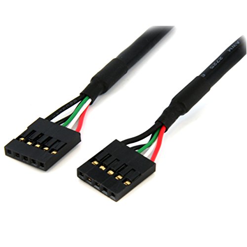StarTech.com 45 cm internes 5pin USB IDC Mainboard Header Kabel, Buchse/Buchse, Pinheader Kabel 5-polig StarTech.com 45 cm internes 5pin USB IDC Mainboard Header Kabel, Buchse/Buchse, Pinheader Kabel 5-polig von StarTech.com