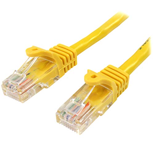 StarTech.com 45PAT2MYL Cat5e Netzwerkkabel Snagless (2m RJ45 UTP Patchkabel, St / St) Gelb von StarTech.com