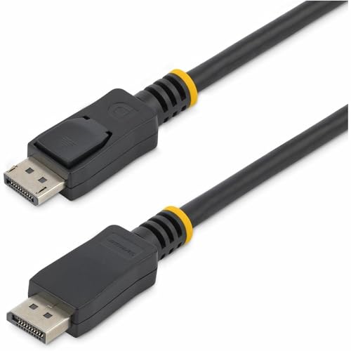 StarTech.com 50cm DisplayPort 1.2 Kabel - 4K x 2K Ultra HD VESA zertifiziertes DisplayPort Kabel - kurzes DP auf DP Monitorkabel - DP Video/Display Kabel - Einrastende DP Stecker (DISPL50CM) von StarTech.com