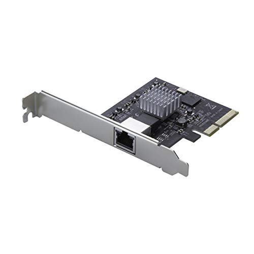 StarTech.com 5G PCIe Netzwerk Karte - NBASE-T & 5GBASE-T 2.5BASE-T PCI Express NIC Adapter - 5GbE/2.5GbE/1GbE Multi GbE Workstation NIC - 4 Geschwindigkeiten LAN Karte (ST5GPEXNB) von StarTech