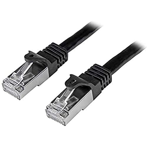 StarTech.com 5m Cat6 Netzwerkkabel - geschirmt (SFTP) Snagless Gigabit Patchkabel - Schwarz von StarTech