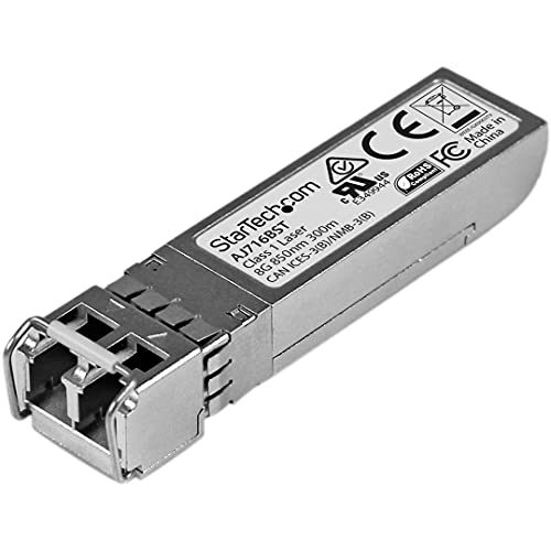 StarTech.com 8 Gb Fibre Channel Short Wave B-series SFP+ - HP AJ716B kompatibel - SFP+ Kurzwellentransceiver - 300m - MM LC 850nm StarTech.com 8 Gb Fibre Channel Short Wave B-series SFP+ - HP AJ716B kompatibel - SFP+ Kurzwellentransceiver - 300m - MM LC 850nm von StarTech.com