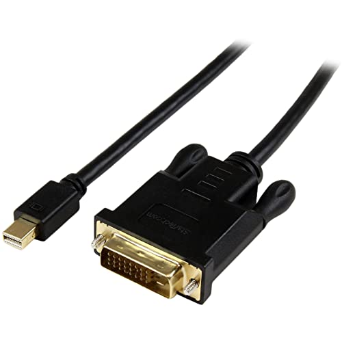 StarTech.com 91 cm Mini-DisplayPort auf DVI-Kabel - Computer-Monitor-Kabel - mDP auf DVI-Kabel - 1920 x 1200 - Schwarz (MDP2DVIMM3BS) von StarTech