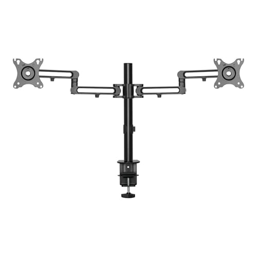StarTech.com ARMDUAL3 Doppel Monitorarm zur Tischmontage (Gelenkarme für bis zu 32-Zoll-VESA Bildschirme, Monitorhalterung) von StarTech.com