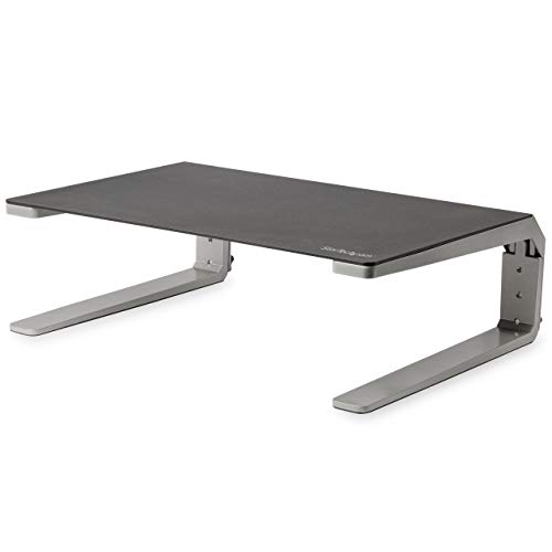 StarTech.com Bildschirmerhöhung - für bis zu 32 "Monitor - höhenverstellbar - Monitorerhöhung - Stahl und Aluminium - von StarTech.com