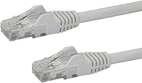 StarTech.com Cat6 Snagless RJ45 Netzwerkkabel, 7m, Weiß, Cat 6 Ethernet UTP Kabel 7 Meter von StarTech