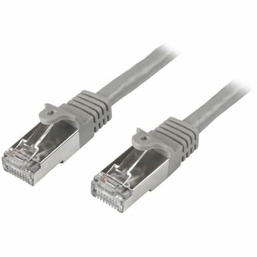 StarTech.com Cat6 geschirmtes (SFTP) Netzwerkkabel 5m - Snagless Gigabit Patchkabel - Grau von StarTech
