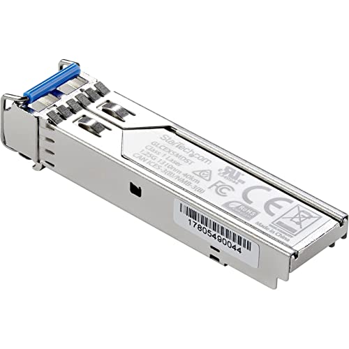 StarTech.com Cisco GLC-EX-SMD kompatibel SFP - Gigabit Fiber 1000Base-EX SFP Transceiver Modul - SM LC - 40km - 1310nm StarTech.com Cisco GLC-EX-SMD kompatibel SFP - Gigabit Fiber 1000Base-EX SFP Transceiver Modul - SM LC - 40km - 1310nm von StarTech