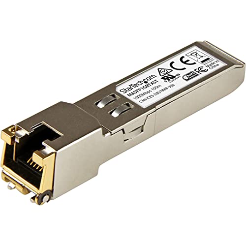 StarTech.com Cisco Meraki MA-SFP-1GB-TX kompatibel SFP - Gigabit RJ45 Kupfer 1000Base-T SFP Transceiver Modul - 100m StarTech.com Cisco Meraki MA-SFP-1GB-TX kompatibel SFP - Gigabit RJ45 Kupfer 1000Base-T SFP Transceiver Modul - 100m von StarTech.com