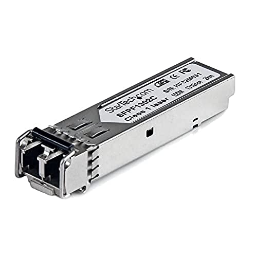 StarTech.com Cisco kompatibles 100MBit/s SFP Transceiver Modul MM LC - Mini-GBIC bis 2Km - LWL / Glasfaser Transceiver mit DDM 1310nm von StarTech.com