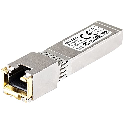 StarTech.com Cisco kompatibles SFP+ Transceiver Modul - 10GBASE-T - MSA konform - RJ45 Kupfer - 10GBASE-T - 30m mit CAT6a StarTech.com Cisco kompatibles SFP+ Transceiver Modul - 10GBASE-T - MSA konform - RJ45 Kupfer - 10GBASE-T - 30m mit CAT6a von StarTech.com