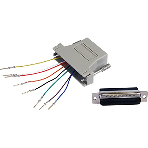 StarTech.com DB25 auf RJ45 modularer Adapter - Stecker/Buchse - Seriell Adapter - DB25 (St) - RJ-45 (Bu) von StarTech