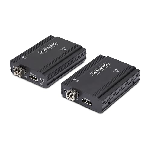 StarTech.com DisplayPort KVM Extender über Glasfaser, 4K60Hz, Konsolen-Extender 300m (Multimode), 4K KVM Verlängerung LWL von StarTech.com