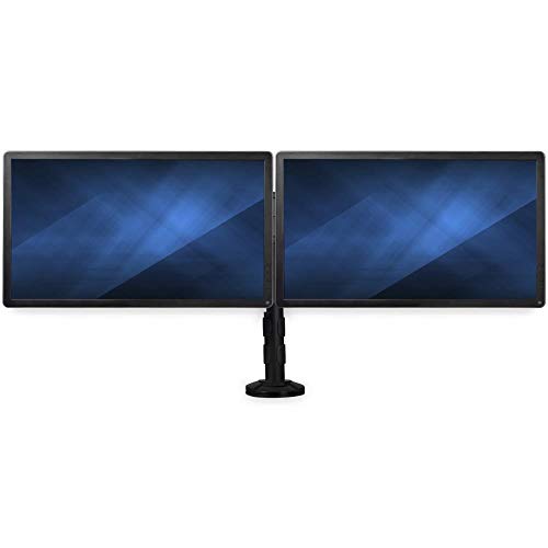 StarTech.com Dual-Monitor-Arm Halterung - Für bis zu 27-Zoll-Monitore - Flaches Design - Tischhalterung oder Tüllenloch-Monitorhalterung von StarTech.com