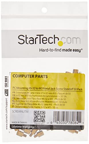 StarTech.com Ersatz PC #6-32 auf M3 Abstandshalter - 50 Stck. StarTech.com Ersatz PC #6-32 auf M3 Abstandshalter - 50 Stck. von StarTech.com