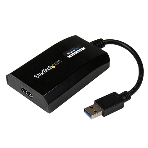 StarTech.com Externer USB 3.0 auf HDMI-Videokartenadapter - Dual-Monitor-Adapter - Externe HDMI Grafikkarte - Grafikkarte für 2 Monitore - Externe Grafikkarte für Laptops - HD 1080p (USB32HDPRO) von StarTech
