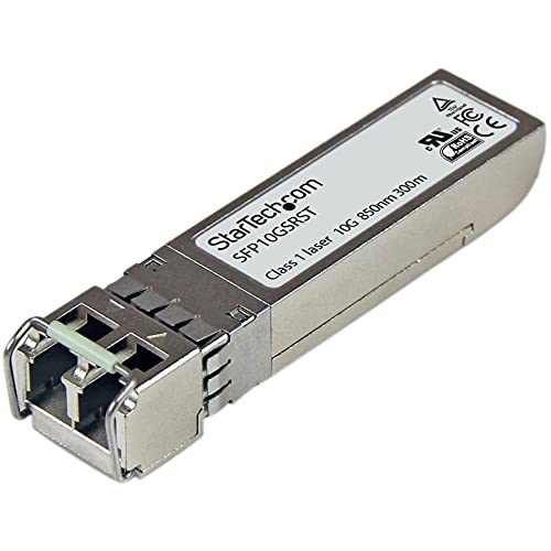 StarTech.com Transceiver Modul (SFP+ Module, 10GBase-SR Cisco kompatibel, Glasfaser, 850 nm, LC Multimode mit DDM) von StarTech.com