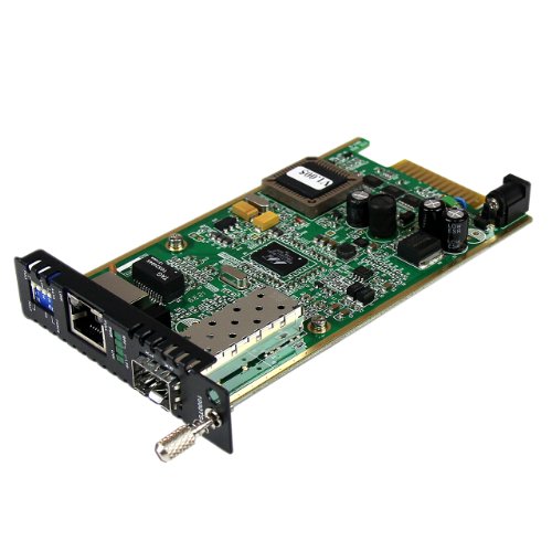 StarTech.com Gigabit Ethernet LWL / Glasfaser Medienkonverter Kartenmodul mit SFP, 1000 Mbit Multimode Gigabit Ethernet Medienkonverter StarTech.com Gigabit Ethernet LWL / Glasfaser Medienkonverter Kartenmodul mit SFP, 1000 Mbit Multimode Gigabit Ethernet Medienkonverter von StarTech