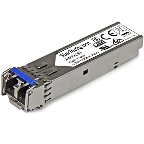 StarTech.com Gigabit LWL SFP Transceiver Modul - HP J4859C kompatibel - SM/MM LC mit DDM - 10km / 550m - 1000Base-LX von StarTech