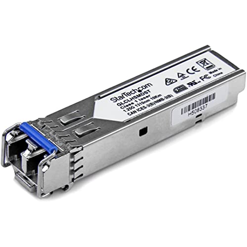 StarTech.com Gigabit LWL SFP Transceiver Modul - Cisco GLC-LH -SMD kompatibel - SM/MM LC - 10km / 550m - 1000Base-LX/LH - Mini-GBIC von StarTech.com