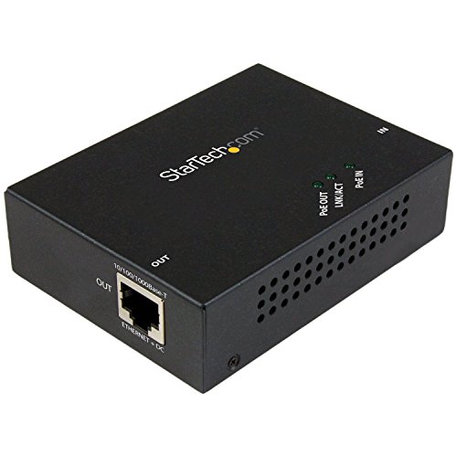 StarTech.com Gigabit PoE+ Extender, 802.3at/af, 100m, Power over Ethernet Extender, PoE Repeater / Verlängerung von StarTech