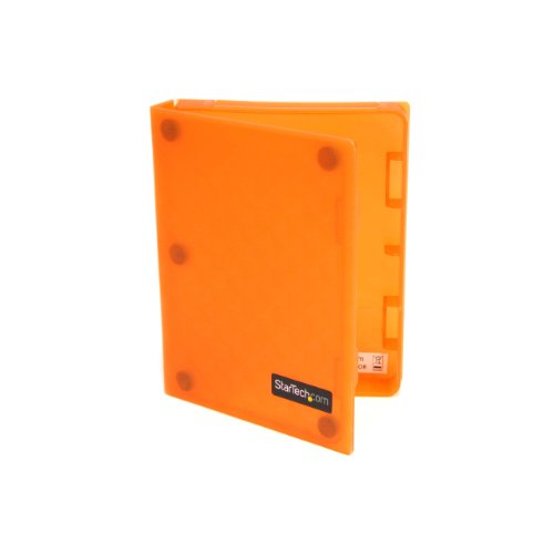 StarTech.Com HDDCASE25OR 6,4 cm (2,5 Zoll) Festplatte Gehäuse orange von StarTech.com