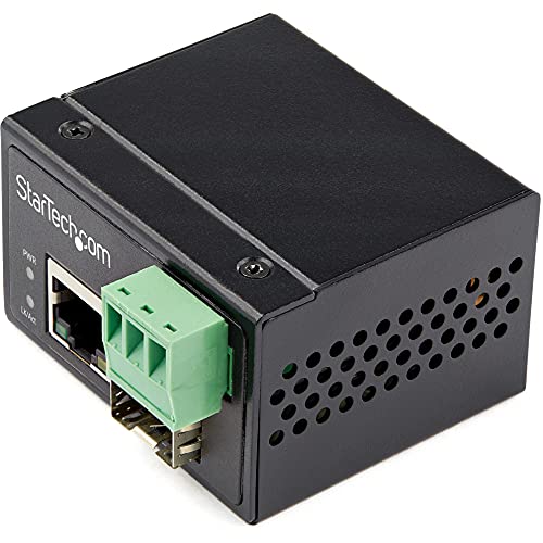 StarTech.com Industrial Media Converter - 100 Mbit/s Medienkonverter LWL Kupfer - Singlemode-/Multimode Glasfaser auf Kupfer Netzwerk - 12-56 V DC - IP-30/-40°C bis 75°C StarTech.com Industrial Media Converter - 100 Mbit/s Medienkonverter LWL Kupfer - Singlemode-/Multimode Glasfaser auf Kupfer Netzwerk - 12-56 V DC - IP-30/-40°C bis 75°C von StarTech.com