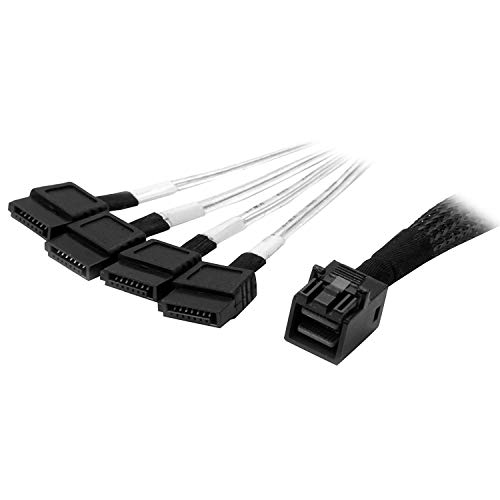 StarTech.com Internes Mini-SAS auf SATA Kabel - SFF-8643 zu 4x SATA - 1m StarTech.com Internes Mini-SAS auf SATA Kabel - SFF-8643 zu 4x SATA - 1m von StarTech