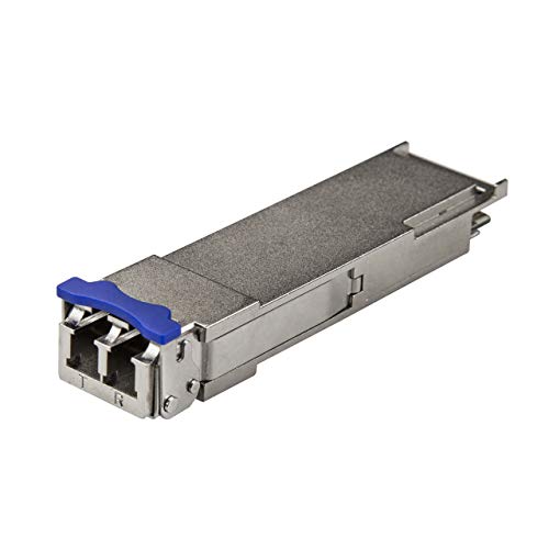StarTech.com JG661A-ST Transceiver Modul (QSFP Module, 40GBase-LR4 HP kompatibel, Glasfaser, 1270 nm-1330 nm, LC Single Mode mit DDM) von StarTech.com