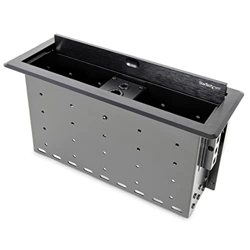 StarTech.com Konnektivitätsbox mit zwei Modulen für Konferenzen. Ladeleistung, A/V- und Laptop-Anschlüsse - BOX4MODULE von STARTECH