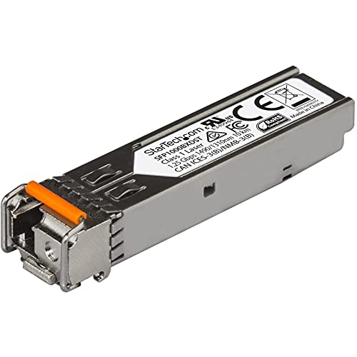 StarTech.com MSA konformes Gigabit Glasfaser SFP Transceiver 1000Base-BX (Downstream) - Single Mode LC LWL SFP- 10 Km - 1490nmTX/1310nmRX von StarTech