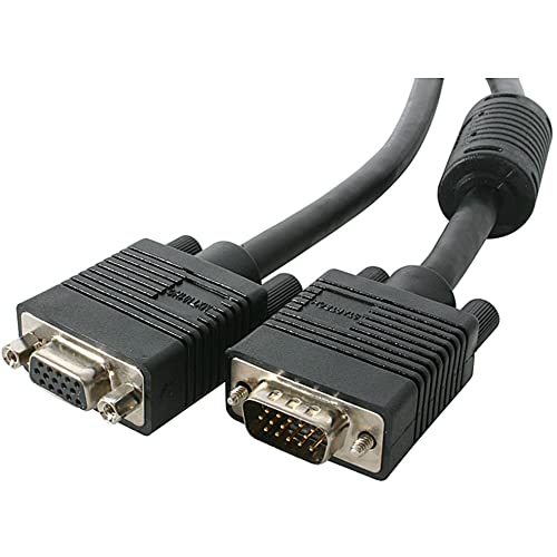 StarTech.com MXT101HQ10 VGA-Monitor-Verlängerungskabel (HD15 M/F, HD-15 (M) auf HD-15 (F), 3 m, Schwarz von StarTech