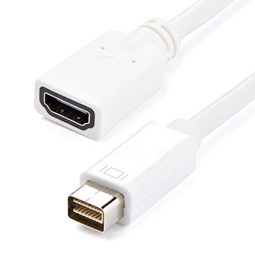 StarTech.com Mini DVI auf HDMI®-Adapter Kabel - Mini DVI (Stecker) (32 pin) zu HDMI (Buchse) (19 pin) - für MacBooks® und iMacs® von STARTECH.COM
