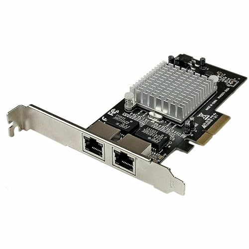 StarTech.com PCI Express Netzwerkkarte, 2 Ports, Gigabit-Ethernet, 10/100/1000, mit Intel i350-Chipsatz von StarTech.com