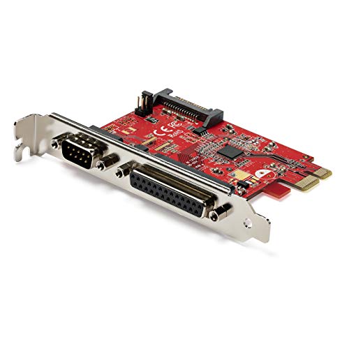 StarTech.com PCIe-Karte mit serieller und paralleler Schnittstelle - PCI-Express-Kombi-Adapterkarte mit 1x DB25-Parallelschnittstelle & 1x serieller RS232-Schnittstelle (PEX1S1P950) von StarTech.com