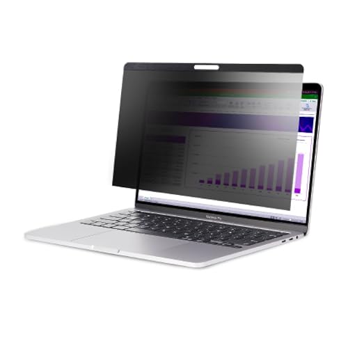 StarTech.com Blickschutzfilter (13 Zoll, matt/glänzend, Anti-Blaulicht, Magnetbefestigung, MacBook Pro und Air) von StarTech