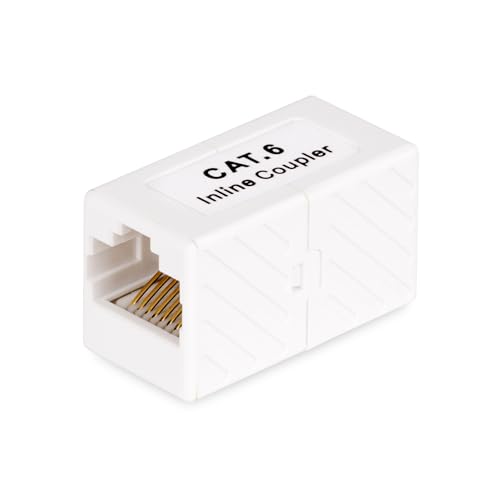 StarTech.com RJ45 Kupplung, Inline Cat6 Kupplung, Lankabel Verlängerung T568 Stecker (F/F), Netzwerkkabel Verlängerung von StarTech