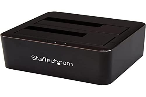 StarTech.com SATA Festplatten Dockingstation für 2x 2,5/3,5" SATA SSDs/HDDs - USB 3.0 - HDD Docking Station von StarTech.com