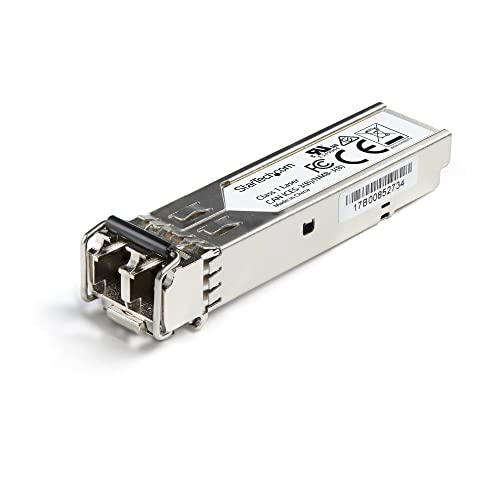 StarTech.com Transceiver Modul (SFP Module, 1000Base-LX Dell EMC kompatibel, Glasfaser, 1310 nm, LC Single Mode mit DDM) von StarTech