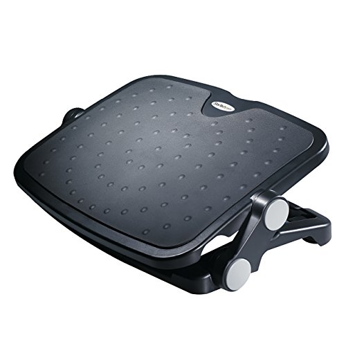 StarTech.com Schreibtisch Fußstütze - Ergonomische Fußauflage - Höhen und Winkel verstellbar - Fußbank, Schwarz von StarTech.com