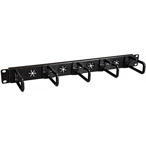 StarTech.com Server-Rack-Kabelmanagement -1U Horizontales Kabelführungssystem - Kabelmanagement - Horizontales Kabelmanagement mit D-Ring-Haken - Kabelführung (CABLMANAGERH) von StarTech