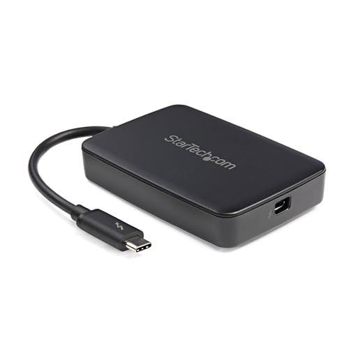 StarTech.com Thunderbolt 3 auf Thunderbolt 2 Adapter (Nicht umkehrbar) - TB3 Laptop auf TB2 (20Gbit/s) oder TB1 (10Gbit/s) Bildschirme/Geräte - Schwarz - Windows/Mac (TBT3TBTADAP) StarTech.com Thunderbolt 3 auf Thunderbolt 2 Adapter (Nicht umkehrbar) - TB3 Laptop auf TB2 (20Gbit/s) oder TB1 (10Gbit/s) Bildschirme/Geräte - Schwarz - Windows/Mac (TBT3TBTADAP) von StarTech.com