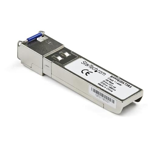 StarTech.com Transceiver Modul (Juniper SFP-FE20KT15R13 kompatibles SFP Module, 100 Mbps, 20km, Single Mode, Mini-GBIC) von StarTech