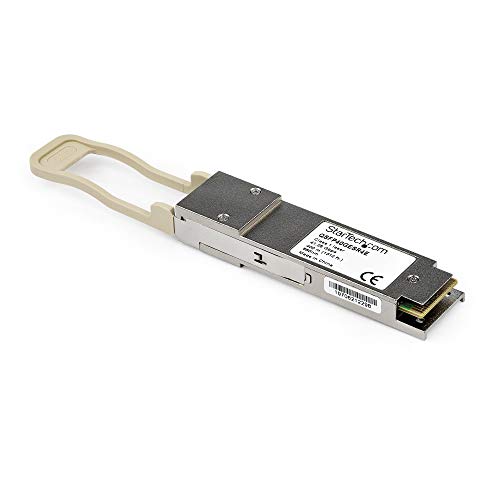 StarTech.com Transceiver Modul (QSFP Module, 40GBase-SR4 Citrix kompatibel, Glasfaser, 850 nm, MPO Multimode mit DDM) von StarTech.com